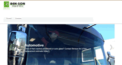 Desktop Screenshot of bensonglass.com