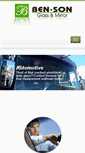 Mobile Screenshot of bensonglass.com